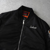 Schott × ANDERSSON BELL ショット × アンダースンベル 中綿 スカジャン MA-1 ボンバージャケット ブラック