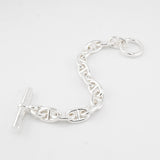 エルメス シェーヌダンクル シルバー925 ブレスレット MM 13コマ 新品仕上げ