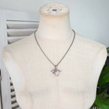 クリスチャン ディオール Diorロゴ チェーン ネックレス シルバー