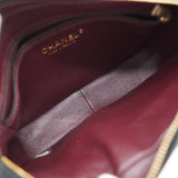 シャネル マトラッセ カーフスキン フリンジチェーン ショルダーバッグ ブラック 箱付き