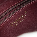 シャネル マトラッセ カーフスキン フリンジチェーン ショルダーバッグ ブラック 箱付き