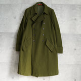 ワイズ レッド レーベル ダブルブレスト ウールコート カーキ