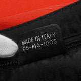 クリスチャン ディオール ハードコア ロゴ ナイロンキャンバス チェーン 2way ハンドバッグ ショルダーバッグ レッド / ブラック