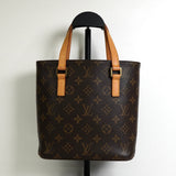 ルイ・ヴィトン モノグラム ヴァヴァンPM レザー ハンドバッグ トートバッグ ブラウン M51172