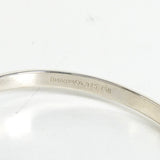 ティファニー フックアンドアイ バングル 925/750 新品磨き済