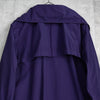 ミー イッセイミヤケ アーカイブ ナイロン トレンチコート レディース パープル