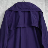 ミー イッセイミヤケ アーカイブ ナイロン トレンチコート レディース パープル