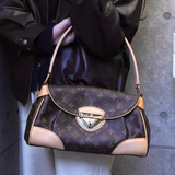 ルイ ヴィトン モノグラム ビバリーMM ブラウン M40121