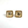 シャネル ココマーク ビジュー スクエア ピアス GP