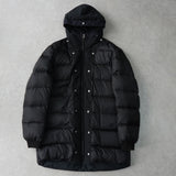 アクネ ストゥディオズ フーデッド ダウンコート ダウンジャケット ブラック