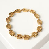 ジバンシィ ヴィンテージ Gロゴ ブレスレット GP ゴールド