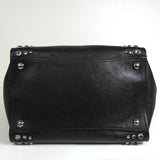 プラダ レザー ビジュー スタッズ 2way ハンドバッグ ショルダーバッグ ブラック