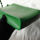 ジルサンダー タングル スモール レザー ショルダーバッグ グリーン