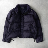 ストーン アイランド ショート丈 ダウンジャケット ネイビー