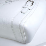 ロエベ レザー トートバッグ ホワイト