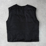 イヴ サンローラン ヴィンテージ エンボス YSLロゴ レザージャケット レザーブルゾン ブラック