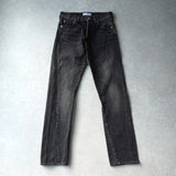 バレンシアガ ウォッシュ加工 デニム ブラック レディース