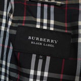 バーバリー ホースロゴ ノバチェック裏地 ダッフルコート ブラック メンズ