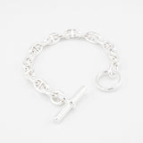 エルメス シェーヌダンクル シルバー925 ブレスレット PM 18コマ 新品仕上げ