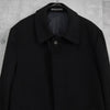 ジバンシィ 4Gロゴ カシミヤ ステンカラーコート ブラック