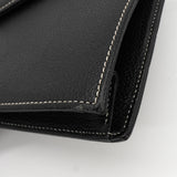 サンローラン YSLロゴ ステッチ ショルダーバッグ ブラック