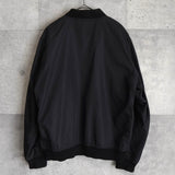 プラダ トライアングルロゴ ナイロン ボンバージャケット スタジャン ブルゾン ブラック メンズ