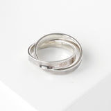 ティファニー 1837 ナロー ダブル シルバー925 指輪 リング 10.5号