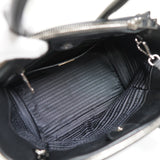 プラダ レザー ビジュー スタッズ 2way ハンドバッグ ショルダーバッグ ブラック