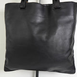 ロエベ アナグラム フラメンコ レザー トートバッグ ブラック