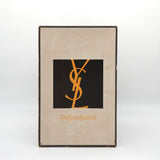 イヴ サンローラン ヴィンテージ YSLロゴ レザー ミニボストンバッグ ハンドバッグ ブラック レディース 箱付き