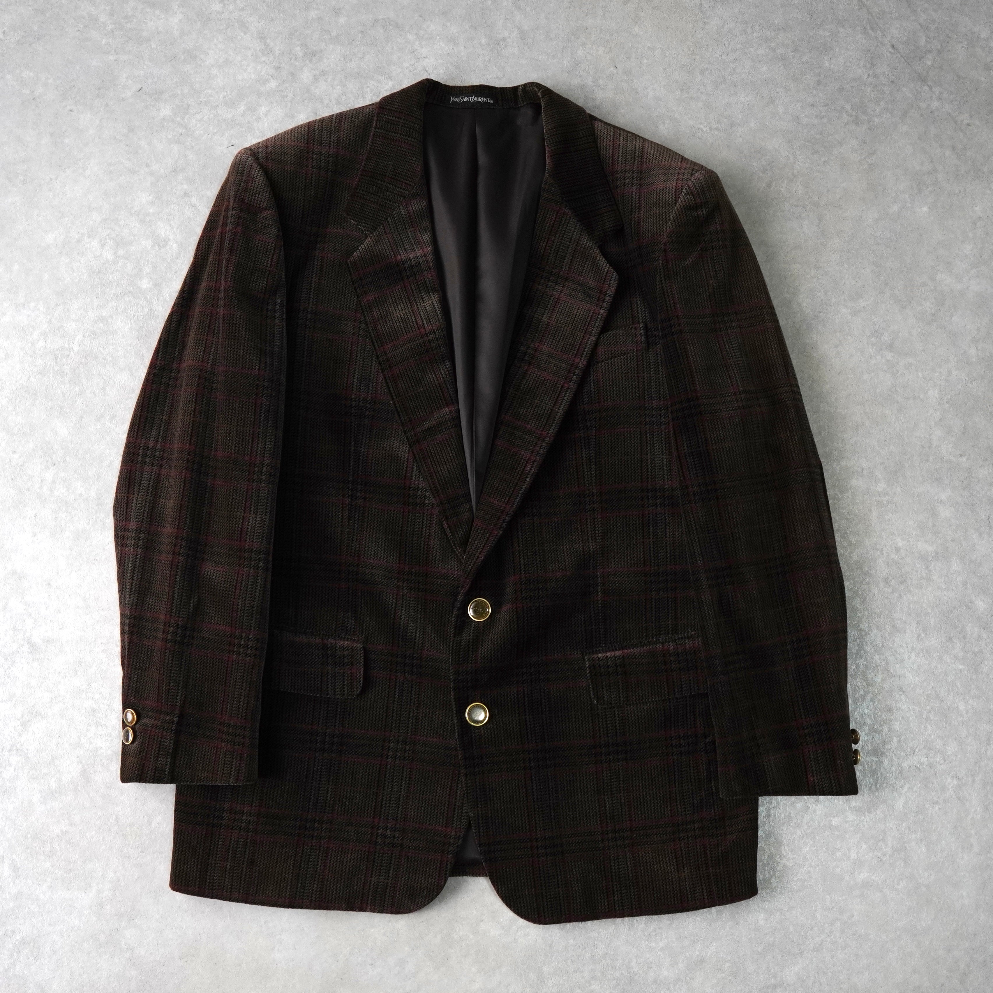 YSL 完売品 Yves Saint Laurent ジャケット セルジュ・ゲンズブール ジャケット ブルー | Saint Laurent