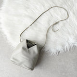 エムエムシックス メゾン マルジェラ レザー ジャパニーズバッグ クロスボディ ショルダーバッグ グレー