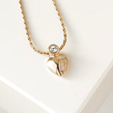 クリスチャン ディオール ヴィンテージ ラインストーン ネックレス GP ゴールド レディース