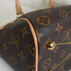 ルイ・ヴィトン モノグラム ティボリPM レザー ハンドバッグ ブラウン M40143