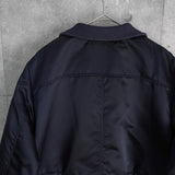 アクネ ストゥディオズ MA-1 ボンバージャケット ネイビー レディース