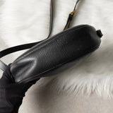 イヴ サンローラン ヴィンテージ YSLロゴ ショルダーバッグ ポシェット ブラック