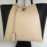 ルイ ヴィトン ロックミー カバ トートバッグ ベージュ / ブラック M42289