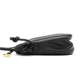 ロエベ アナグラム レザー ショルダーバッグ ブラック