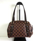 ルイ ヴィトン ダミエ リヴィントンPM トートバッグ ハンドバッグ ブラウン N41157