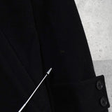 バーバリー ホースロゴ ノバチェック裏地 ダッフルコート ブラック メンズ