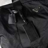 プラダ テスート ポコノ ナイロン / サフィアーノレザー 2way ボストンバッグ ブラック