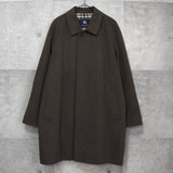 バーバリー カシミヤ アンゴラ ウール ノバチェック裏地 ステンカラーコート ブラウン