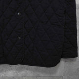 バーバリー ロンドン ノバチェック裏地 キルティングジャケット レディース ブラック