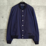 Kenzo Back Logo Varsity Jacket Blouson Navy