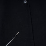 ジルサンダー チェスターコート ウールコート ブラック レディース