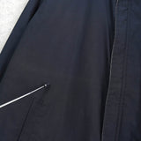 イヴ サンローラン ヴィンテージ YSLロゴ ブルゾン ジャケット ネイビー / ベージュ