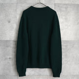 メゾン キツネ フォックスヘッド ニット ダークグリーン