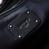 ロエベ ローラ26 レザー ハンドバッグ メタリック シャンパンゴールド