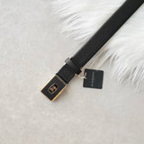 バーバリー ヴィンテージ ホースロゴ 差し込み式 ベルト ブラック メンズ デッドストック 箱付き