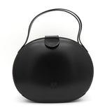 ロエベ アナグラム レザー ハンドバッグ ブラック